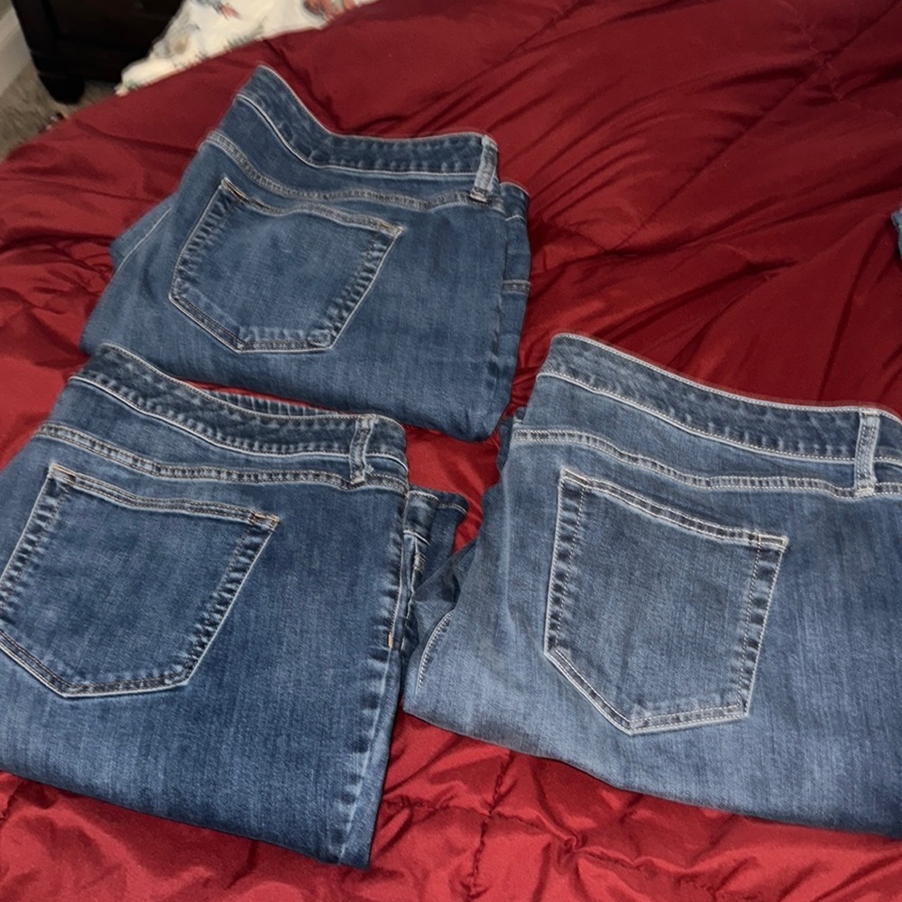 Non distressed jeans bundle